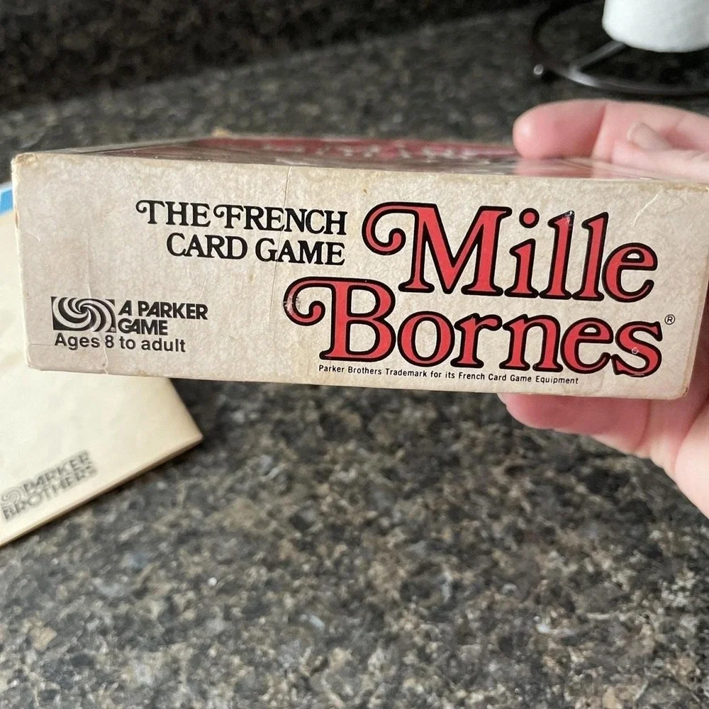 Vintage 1981 Mille Bornes French Card Game Parker Brothers Cards Instructions